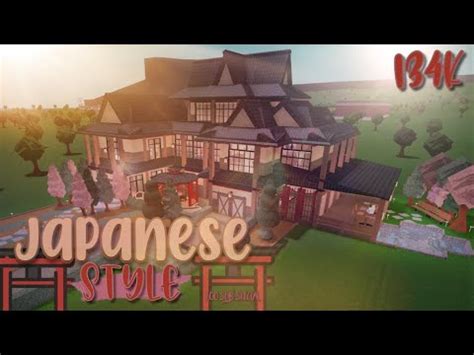 bloxburg japanese style home   special arizen youtube