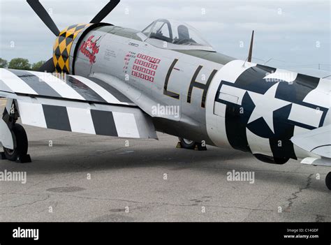 P-47 THUNDERBOLT FIGHTER-BOMBER WW2 VINTAGE FIGHTER PLANE REPUBLIC Stock Photo, Royalty Free ...