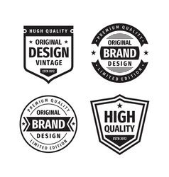 Design Template Of Premium Badges Or Logos Vector Image