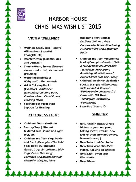 Christmas Wish List Template - 8 Free Templates in PDF, Word, Excel ...