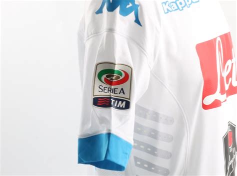 Reina Napoli Shirt Issued Worn Serie A Signed Charitystars