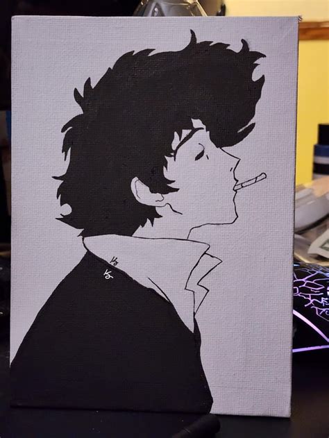 a bit of spike art : r/cowboybebop