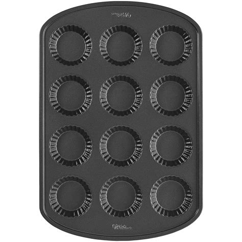 Wilton 12 Cavity MINI TART Pan Party Canapes Baking Tray Tin Non Stick