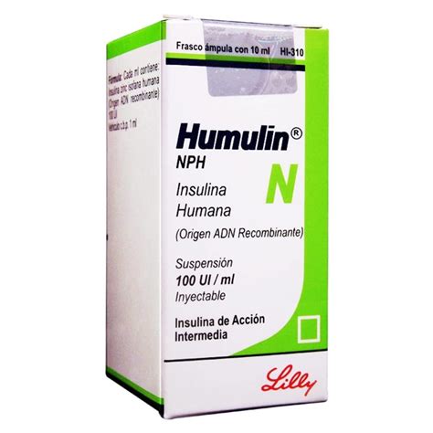 Humulin N 100 Uiml Suspensión Inyectable 10 Ml Walmart