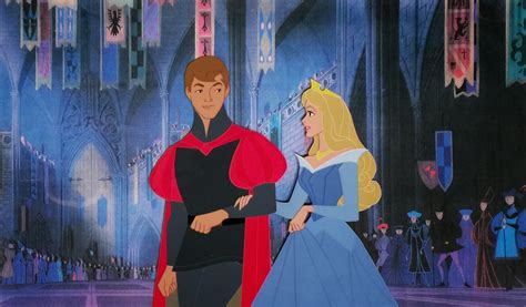 Animation Collection Prince Phillip And Princess Aurora Production Cel