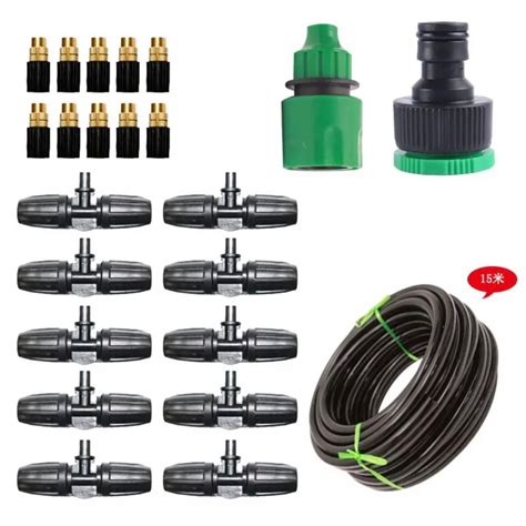 Bộ KIT Phun Sương Tưới Cây Tự Động gồm 20 Béc Bằng Đồng Cao Cấp kèm 25m