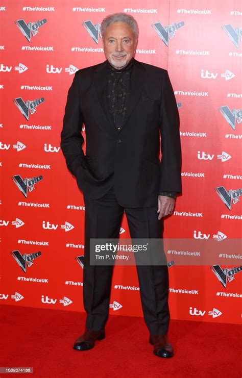 Sir Tom Jones During The Voice Uk 2019 Launch At W Hotel Leicester News Photo Getty Images