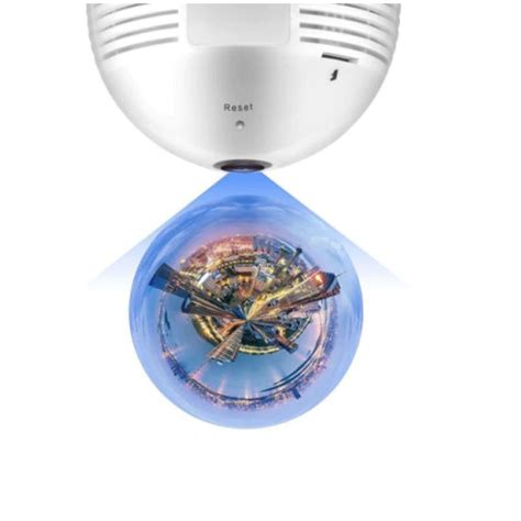 Крушка със SpyCam SpyCam, Wi-Fi, сензор за движение, ъгъл 360 градуса ...