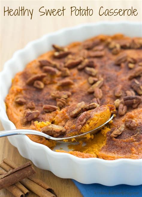 Healthy Sweet Potato Casserole Kristines Kitchen Sweet Potato Casserole Stuffed Sweet