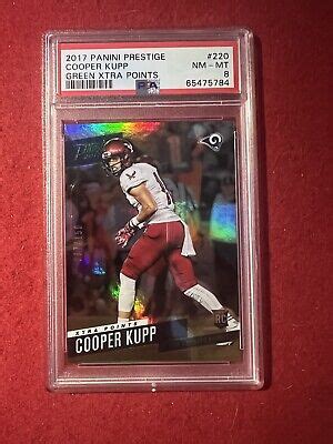 Panini Prestige Cooper Kupp Rc Green Xtra Points Psa