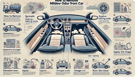 how to remove mildew odor from car