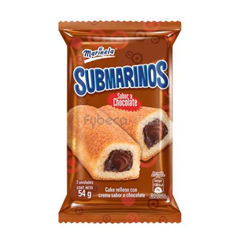 Cake Marinela Submarinos Relleno Chocolate 54 G Unidad | Fybeca