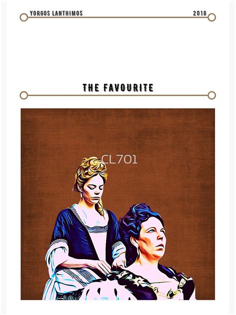 "The Favourite Movie Poster" Sticker for Sale by CL701 | Redbubble