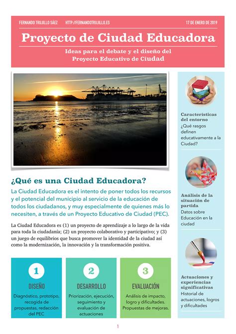 Guión para el diseño de un proyecto educativo de ciudad PDF