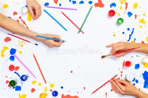 Painting and drawing hobby stock photo. Image of closeup - 57218000