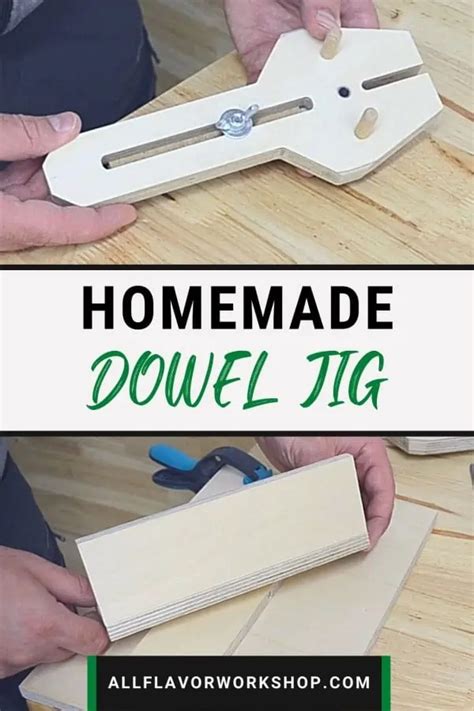 How to Make an Adjustable DIY Dowel Jig (step-by-step) | AllFlavor Workshop