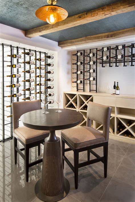 16 Sophisticated Mid Century Modern Wine Cellar Designs