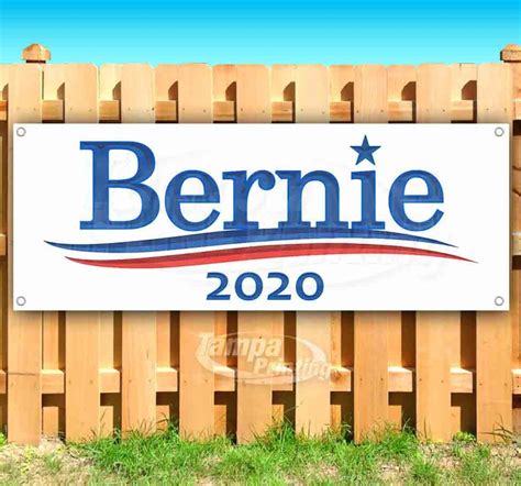 Bernie Oz Heavy Duty Vinyl Banner Sign With Metal Etsy