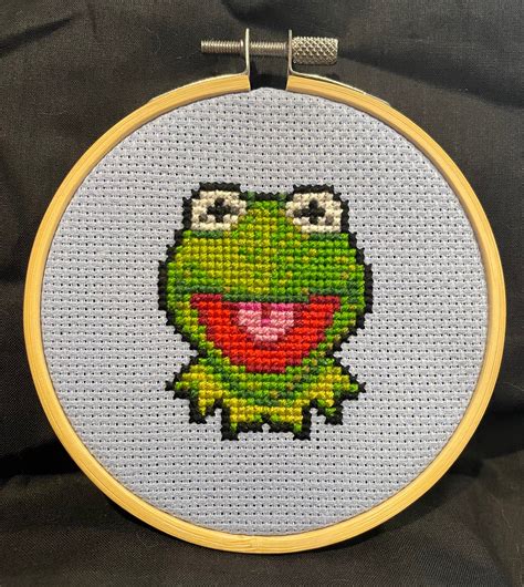 Kermit The Frog Cross Stitch Pattern Pdf Etsy France