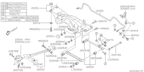 Rear Suspension Subaru Impreza Wrx