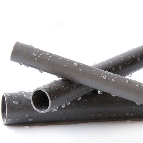 Adhesive Plastic PVC Drainage Pipes DN20 DN630 Gray UPVC Water Supply