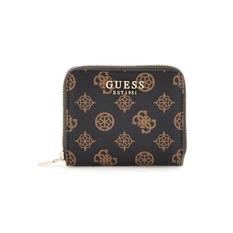 Damski Portfel GUESS LAUREL SLG LARGE ZIP AROUND SWPG8500460 MLO