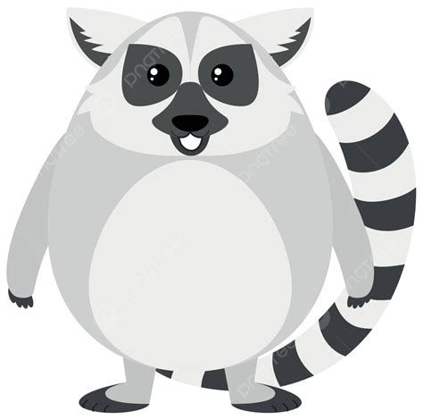 Cute Lemur Vector Png Vector Psd And Clipart With Transparent