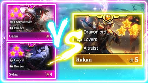 TFT SET 11 RAKAN 3 VS GALIO 3 SYLAS 3 BU FIGHT NE DDDD YouTube