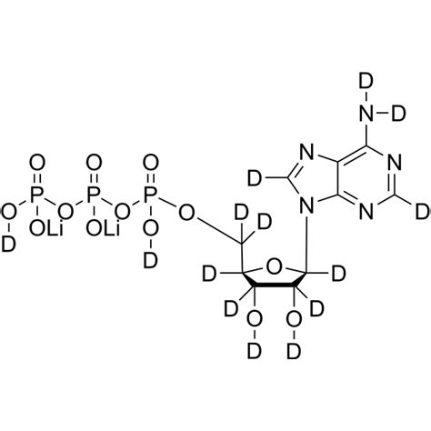 Atp D Dilithium Adenosine Triphosphate D Dilithium Stable