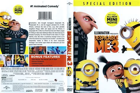 Καγκουρώ προσαρμόζω πασχαλιά dvd cover despicable me 3 πακέτο σκοτάδι ...