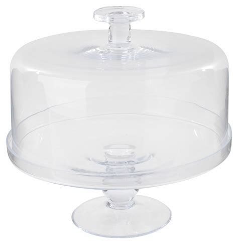 Подставка для торта с крышкой прозрачная на ножке - купить за 6320 руб ...