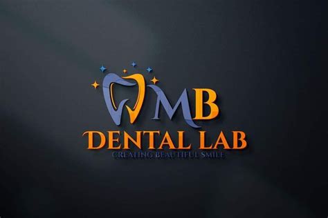 Creative 3d Logo Design For Mb Dental Lab In 2022 3d Logo Design 3d