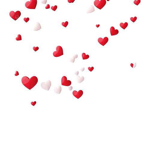 Hearts Falling Valentines Day, St Valentin, Heart Card, Valentine Card