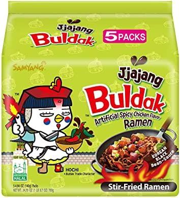 Amazon Samyang Buldak Hot Spicy Chicken Flavor Ramen Korean Stir Fried Instant Package