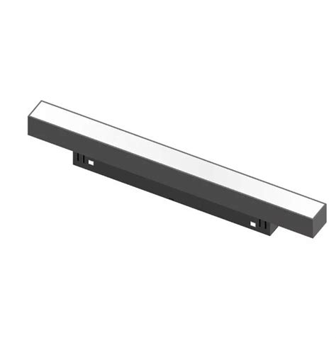 LUMINÁRIA LINEAR DIFUSA PRETO LED PARA PERFIL MAGNÉTICO 12W 3000K MT