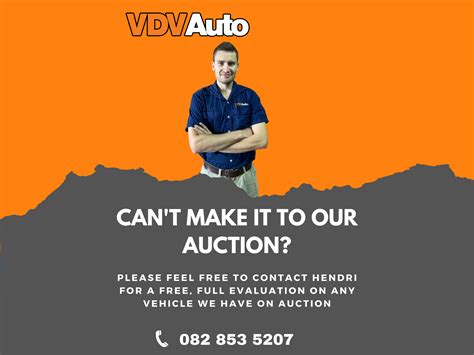CONTACT HENDRI VAN DER VEEN FOR A FULL EVALUATION, 082 853 5207 | VDV