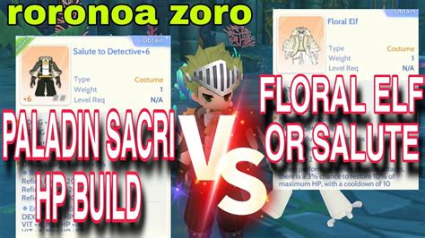 Ragnarok Origin PALADIN SACRI HP BUILD BEST COSTUME By Roronoa Zoro