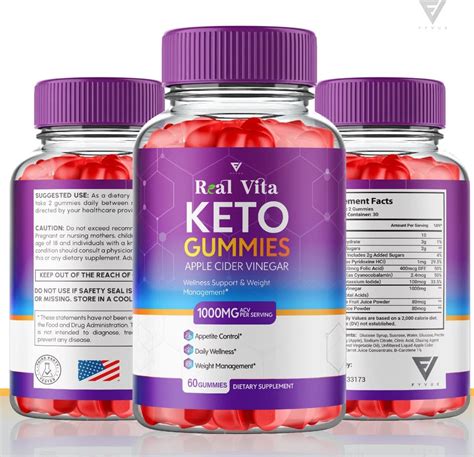 Realvita Vida Healthy Gomitas Cetogénicas Real Vita Keto Gomitas