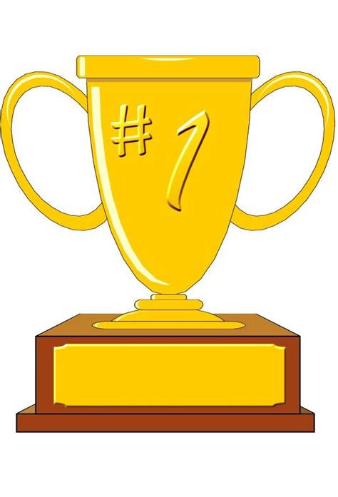 Free Printable Trophy Template