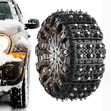 Car Tire Chains For Snow Lawn Mower Wheel Chains Anti Slip Snow Tire