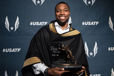 Noah Lyles wins 2018 Jesse Owens Award - Global Athletics & Marketing