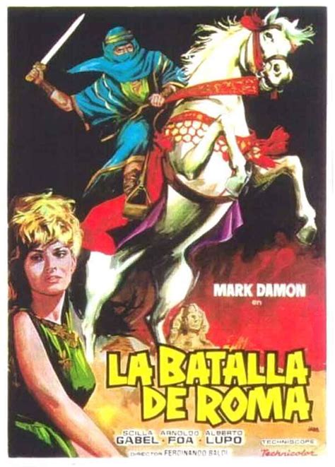 La Batalla De Roma Cart Esp Tt Carteles De Cine