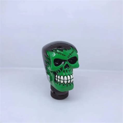 Bouton De Changement De Vitesse Custom Bone Skull Style Bâton Shift