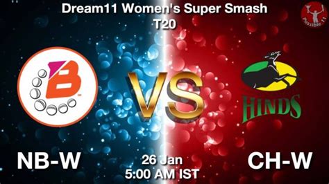 Nb W Vs Ch W Dream Prediction Team Live Cricket Jan