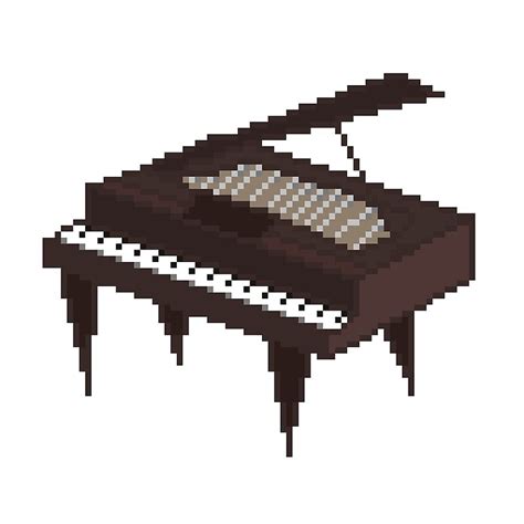 "Piano Pixel Art " by PixelCron | Redbubble