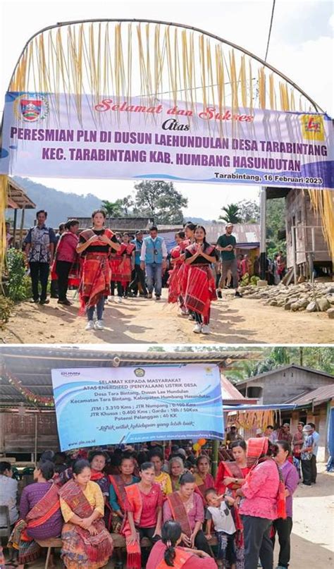 Listrik Desa Di Dusun Lae Hundulan Kecamatan Tarabintang Diresmikan