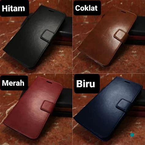 Case Oppo A17 Cph2477 Leather Case Sarung Hp Dompet Kulit Flip Cover