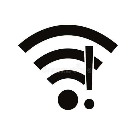 Network Warning Icon Wifi Error Wrong Incorrect Disconnect Bad