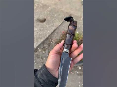 Нож бамбук #tiktok #ножи #бамбук - YouTube