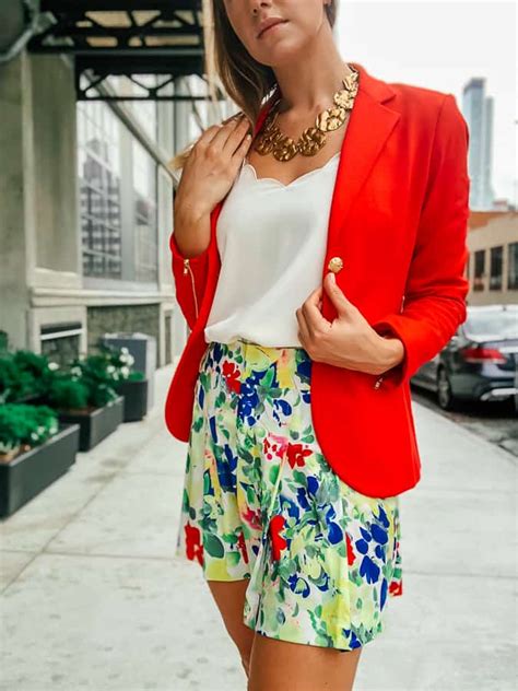 Blazer And Shorts Outfit Ideas How To Style A Blazer With Shorts Jessobsessed